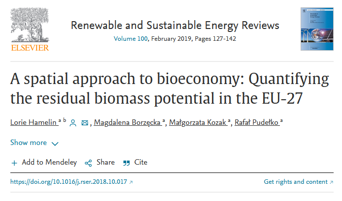 Un approccio spaziale alla bioeconomia: quantificare il potenziale di biomassa residua nell'UE-27-image