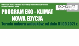 EKO - CLIMATE Water, air, land Priority Programme  Kujawsko-Pomorskie voivodeship-image