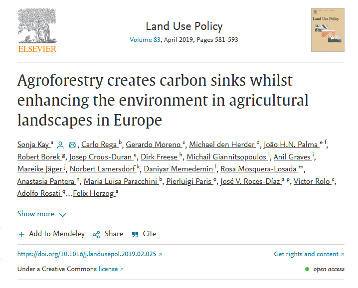 L'agroforestazione crea pozzi di carbonio migliorando l'ambiente nei paesaggi agricoli in Europa-image