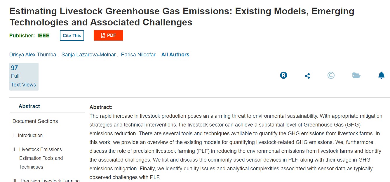 Estimating livestock greenhouse gas emissions: Existing models, emerging technologies and associated challenges-image