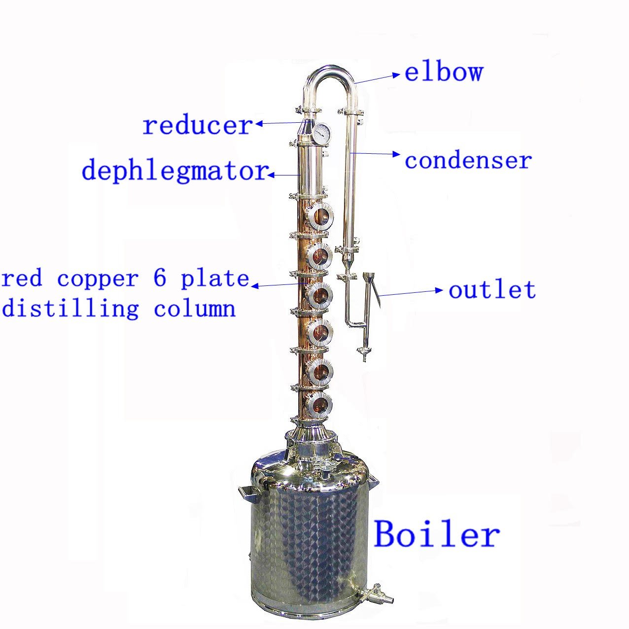 Micro distilleria 50L - 200L capacità di lavoro-image