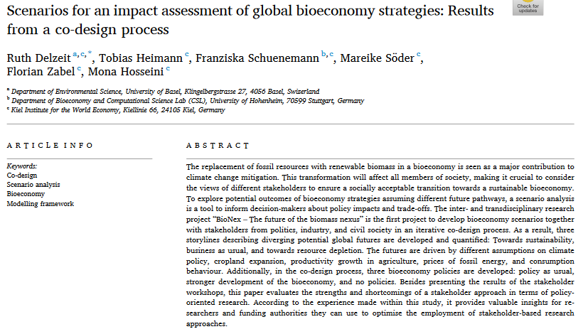 Scenarier for en konsekvensanalyse af globale bioøkonomiske strategier: Resultater fra en co-designproces-image