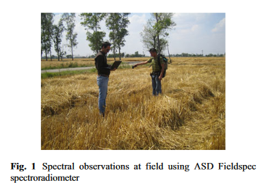 Crop Residue Discrimination Using Ground-Based Hyperspectral Data-image