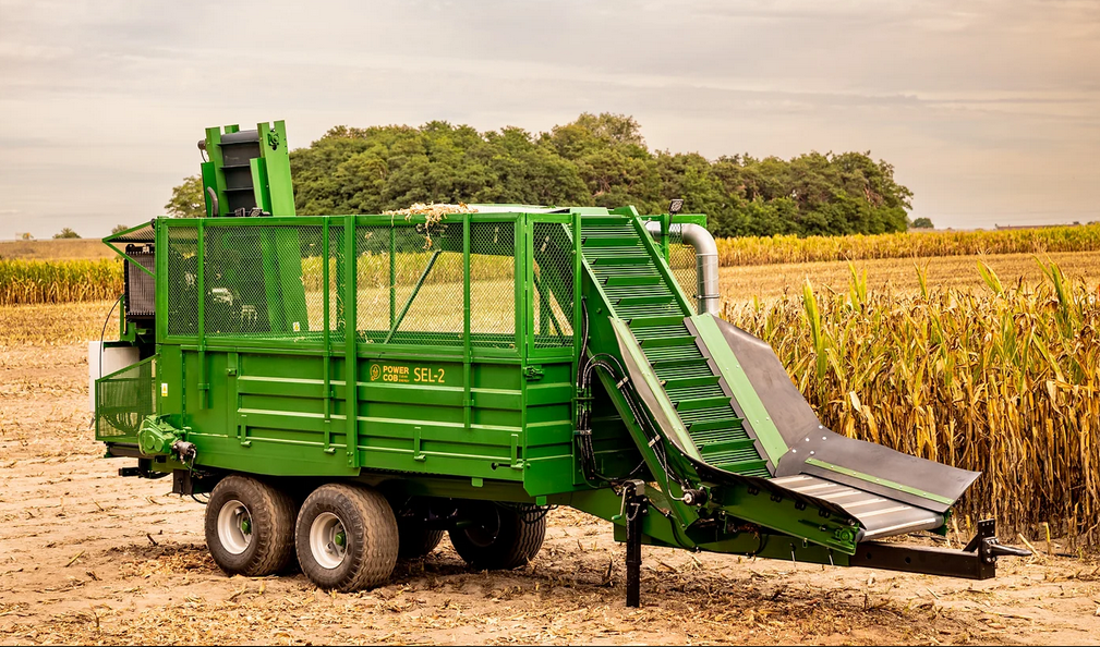 Maize cob selector - maize residues (cobs) as a source of electricity, heat and fertilizers-image