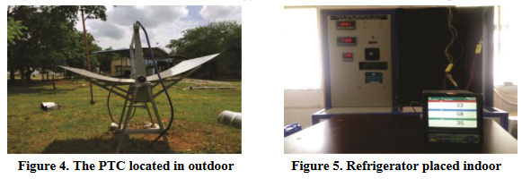 Monitoring and Simulation of Parabolic Trough Collector Powered Vapor Absorption Refrigeration System for Rural Cold Storage-image