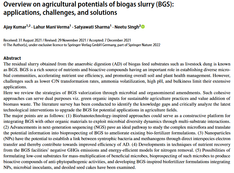 Oversigt over landbrugspotentialer for biogasgylle (BGS): applikationer, udfordringer og løsninger-image