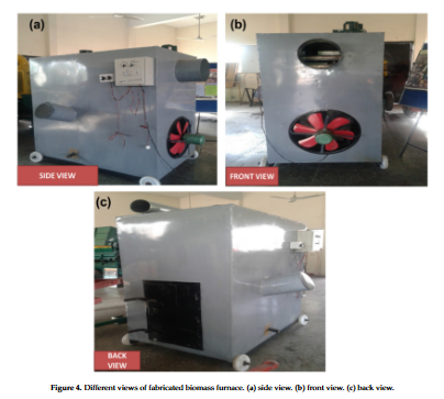 Article development of a low-cost biomass furnace for greenhouse heating-image